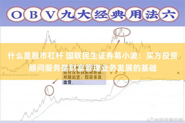 什么是股市杠杆 国联民生证券葛小波：买方投资顾问服务是财富管理业务发展的基础