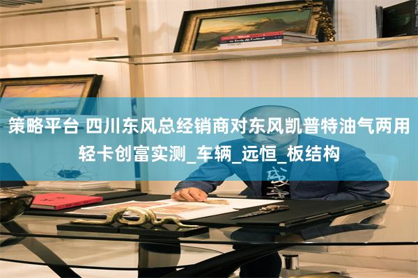 策略平台 四川东风总经销商对东风凯普特油气两用轻卡创富实测_车辆_远恒_板结构